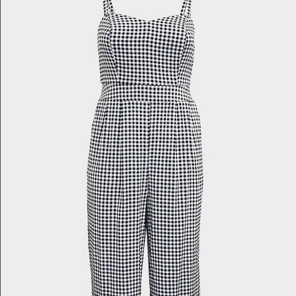 Gingham jumpsuit